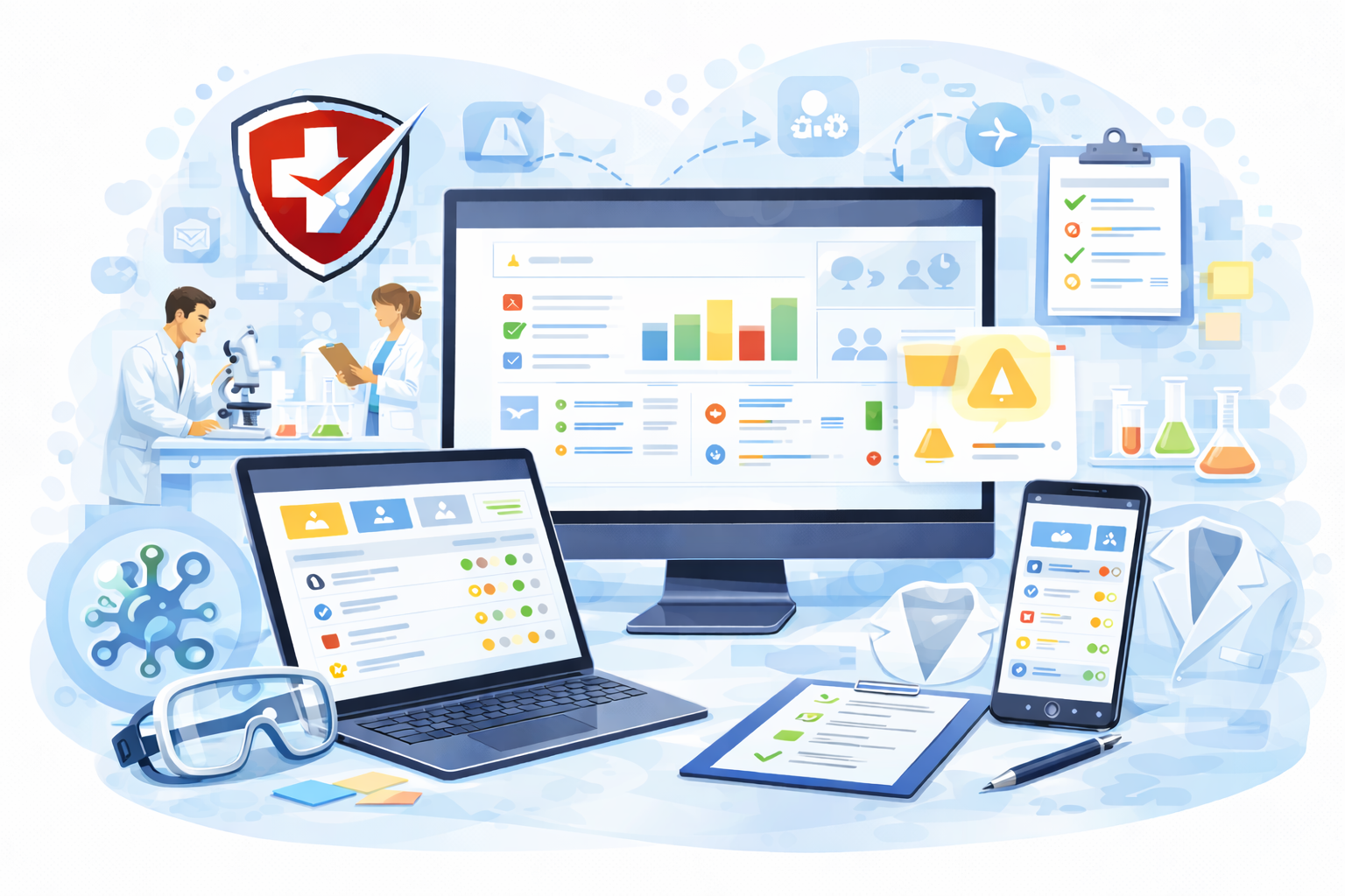 FUTUROSALUD ASI Manager Arbeitsschutz verwalten Hero