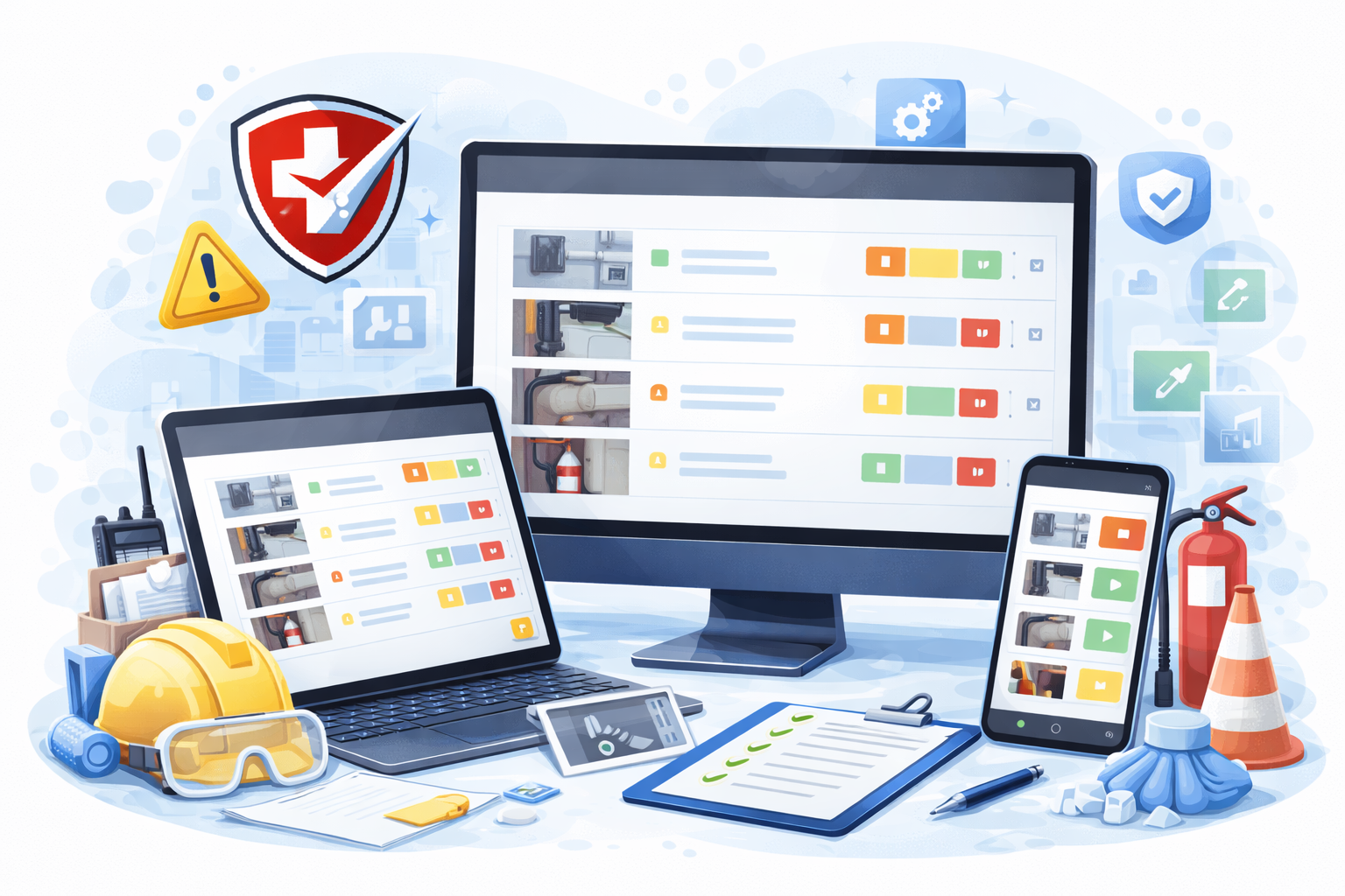 FUTUROSALUD ASI Manager Sicherheitsbegehungen verwalten Hero